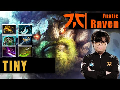 Tiny Safelane | Fnatic.Raven | RIGHT CLICK BUILD EZ NO BRAIN 21 KILLS | 7.31b Gameplay Highlights