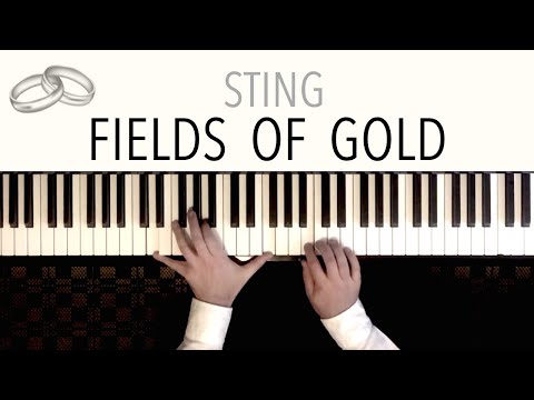 Sting - Fields Of Gold (Wedding Version) - featuring Beethoven's 'Ode To Joy' | Piano Cover
