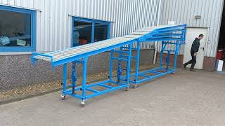 판매 중인 롤러 컨베이어 Rolleon Rollenbaan gebruikt vrachtwagen losser 60 cm - 이미지 4 | Machineryline KR 신품 롤러 컨베이어 Rolleon Rollenbaan gebruikt vrachtwagen losser 60 cm | 이미지 4 - Machineryline