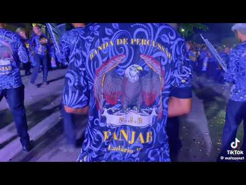 banda de percussão coreografada FANJAB,  festival de  fanfarra ladário MS