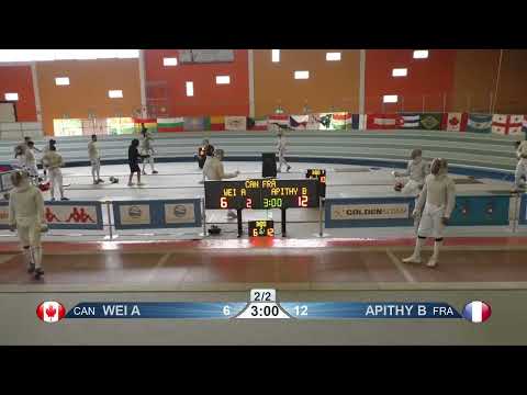 Luxardo Grand Prix 2022 SMS - L64 - Wei CAN v Apithy FRA