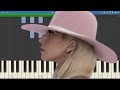 Lady Gaga - Million Reasons - Piano Tutorial - How to play Million Reasons