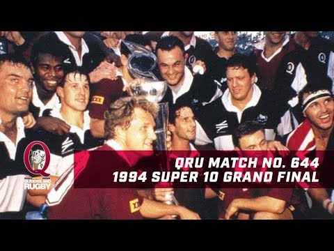 #QueenslandersAreRemembering QRU Match No. 644 - 1994 Super 10 Final