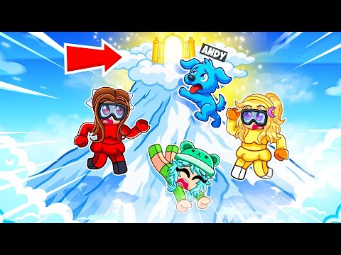 I Became A DOG And CLIMBED The MOUNTAIN TO HEAVEN! (Roblox)