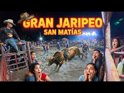 🤠 ¡Pura Adrenalina! Jaripeo 🐂 Fiestas de San Matías 🇸🇻 y @BandaLaPrimeraSV 