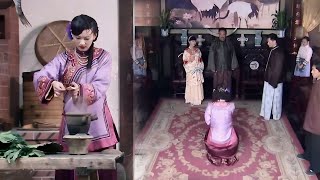 心機後媽趁灰姑娘生病準備下藥毒死她, 誰料灰姑娘早就看破她的詭計,一招就讓她被老爺家法伺候!