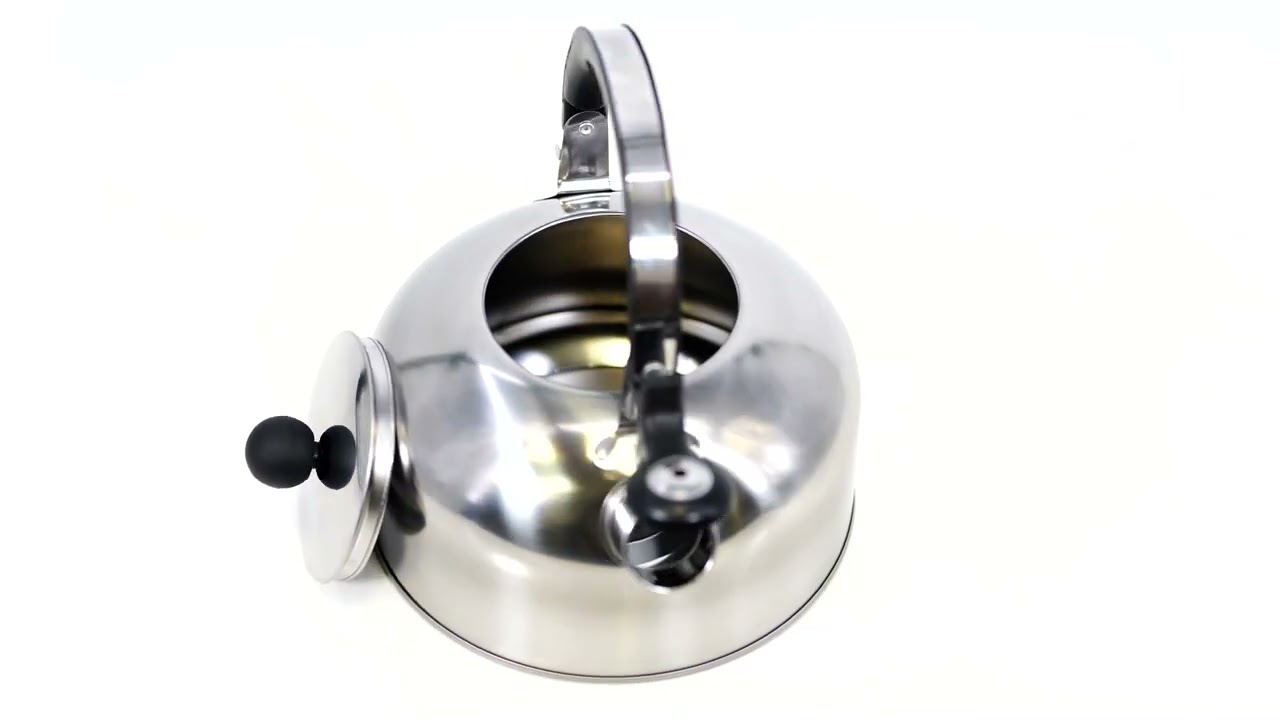 2 L Stainless Steel Whistling Camping Kettle