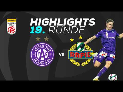 FK Austria Wien - SK Rapid, Round 19, ADMIRAL Bundesliga 2025/26