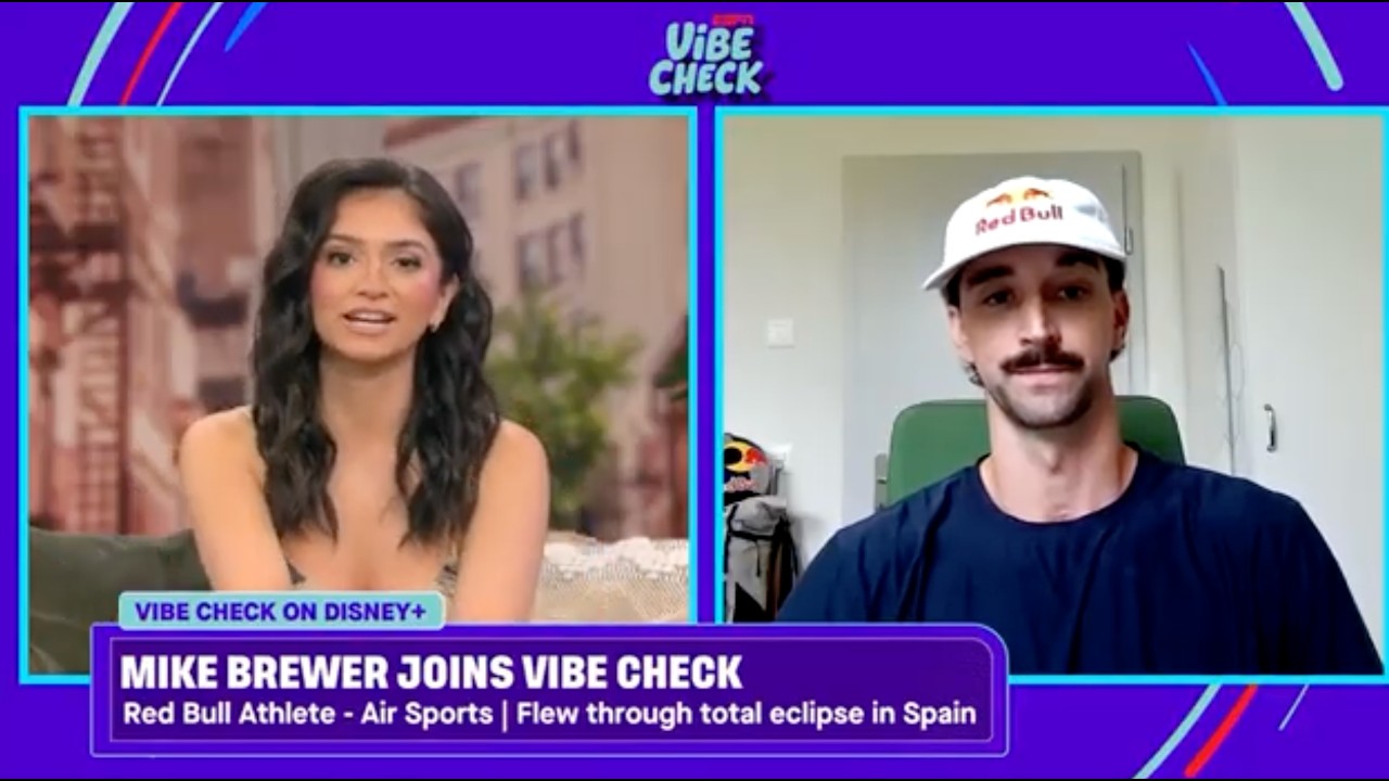 Mike Brewer discusses flying through the total eclipse in Spain | Vibe Check