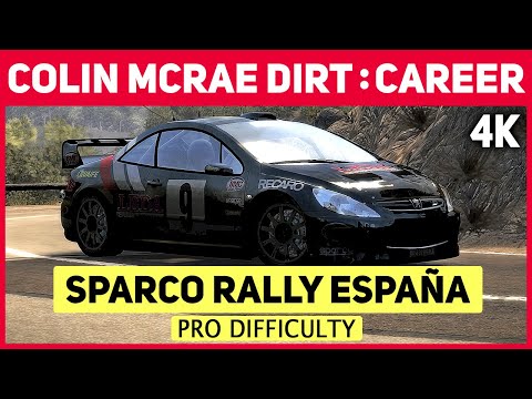 Colin McRae DiRT in 4K - Career - #44 Sparco Rally España - Pro Difficulty