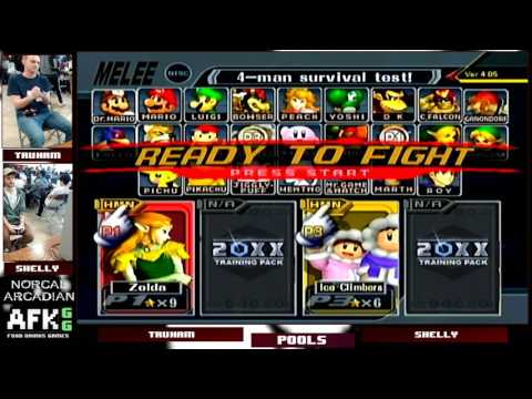 Norcal Arcadian 4 - Pools - truHAM (Sheik) vs Shelly (Ice Climbers)