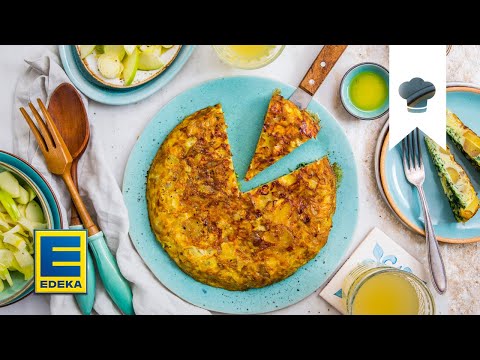 Tortilla Española Rezept I Spanisches Kartoffelomelett mit Chicoreesalat | EDEKA