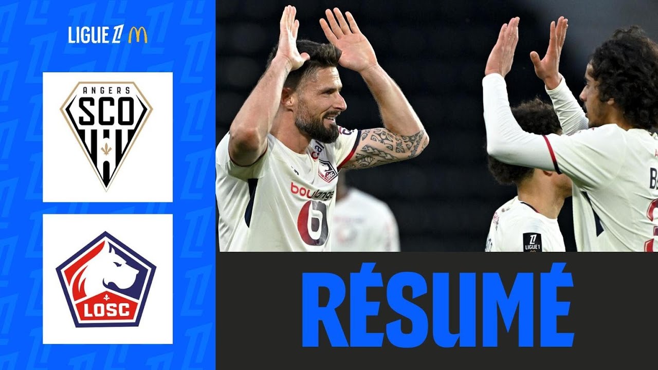 Angers vs Lille Highlights