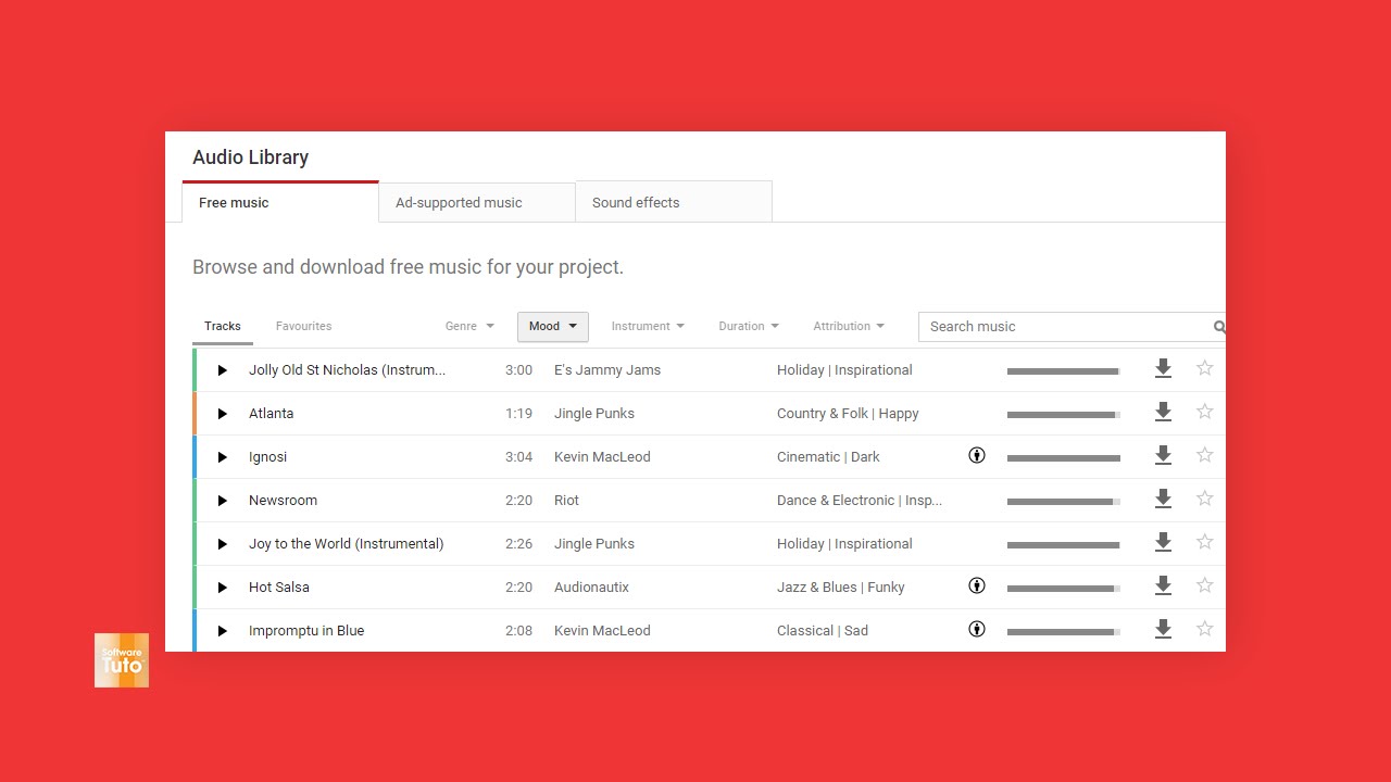 [FIX] YouTube audio library not playing!