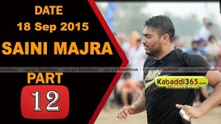 (1) Saini Majra (Mohali) Kabaddi Touranament 18 Sep 2015