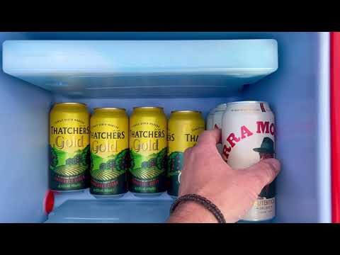 Video response to query. How many 440ml drinks cans fit inside an Icey-Tek 25 Litre Cool Box?