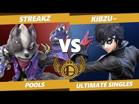 UKIE SSBU Circuit - Streakz (Wolf) Vs. Kibzu~ (Joker) Smash Ultimate Tournament Singles Pools