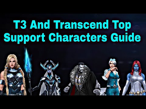 T3 And Transcend Top Support Characters List And important Guide - Marvel Future Fight