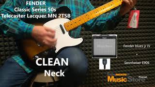 Video thumbnail for Fender Classic Series 50s tele lacquer 2tsb mn by Music Store Poznań Guitars&Drums