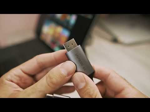 Кабель Ugreen CM556 USB-C на DisplayPort 1.4 8K 60 Гц 4K 240 Гц 2 м черный - фото 5 - id-p2340586784