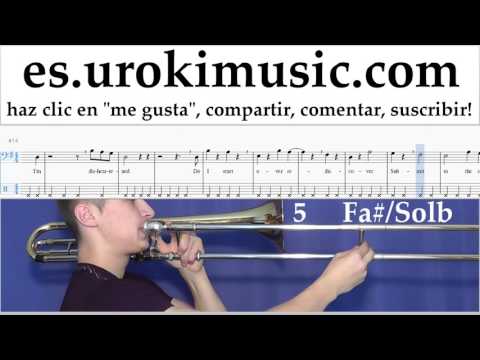 Tutorial de Trombón Katy Perry - Mind Maze Clases Notas Parte#2 um-i927