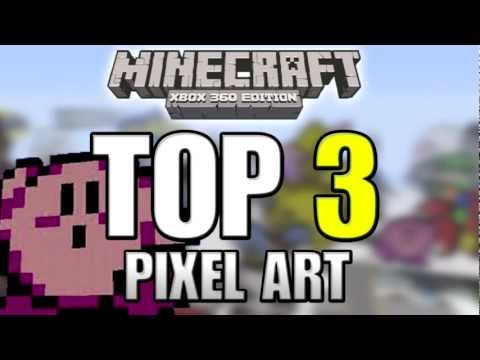 Minecraft (Xbox 360) Top 3 Pixel Art "How to Submit"