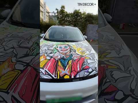 Vẽ lên xe cô giáo cũ và cái kết #art #tindecor #drawing