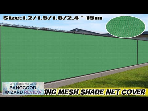 Anti-UV Sunshade Net 5/6 feet x 50 feet Outdoor Garden Sunscreen Sunblock Review