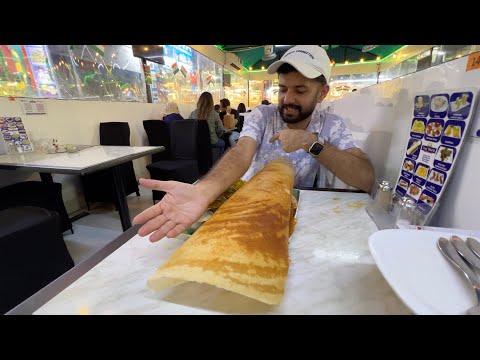 Dubai's Biggest Paper Crispy Dosa | Street Food