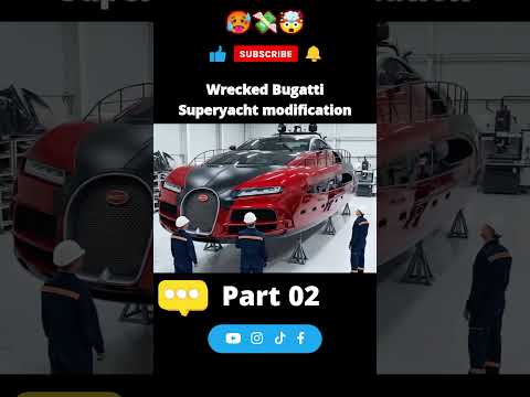 Thumbnail for Bugatti Superyacht full modification part 2 #yacht #foryou #new by TOM'S, Lamborghini, Ferrari, Supercar, Ferrari Roma, Porsche, Mazda, Luxury car, Sports car, video, Car, Truck, vide, Koenigsegg
