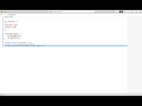 Codable protocol with custom object using swift 5 with Xcode