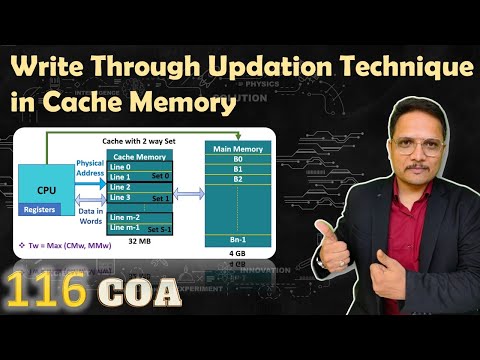 Write Through Updation Technique in Cache Memory
