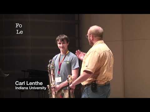 Carl Lenthe Trombone Masterclass
