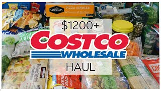 $1200+ COSTCO STOCK UP HAUL || AUGUST 2025 GROCERY HAUL
