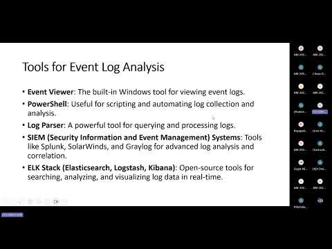 Windows Event Log Analysis