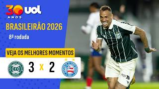 CORITIBA 3 X 2 BAHIA | MELHORES MOMENTOS | BRASILEIRÃO 2026