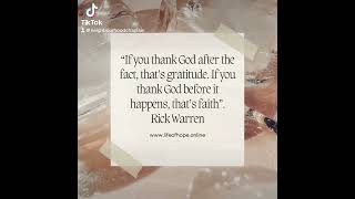 Faith or gratitude? #faith #gratitude #thanks #hope #jesus