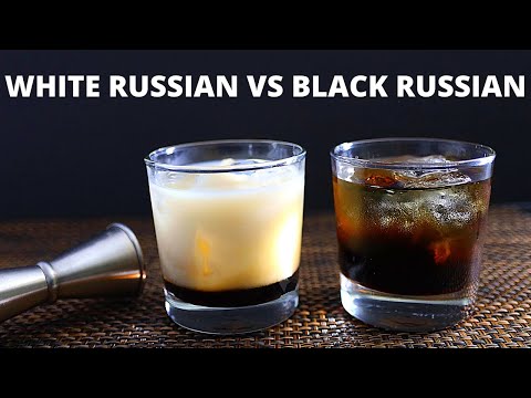 How To Make Black Russian VS White Russian Cocktail