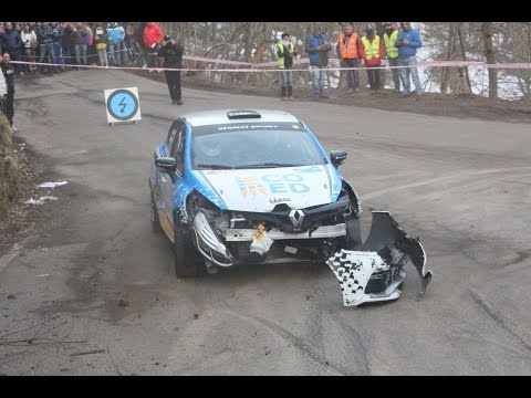 38° rally il ciocco e valle del serchio 2015 - Incidente Rossetti N° 19