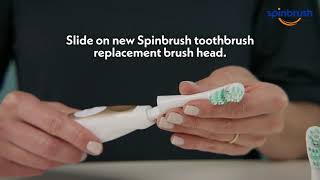 How to Replace Spinbrush™ Brush Head