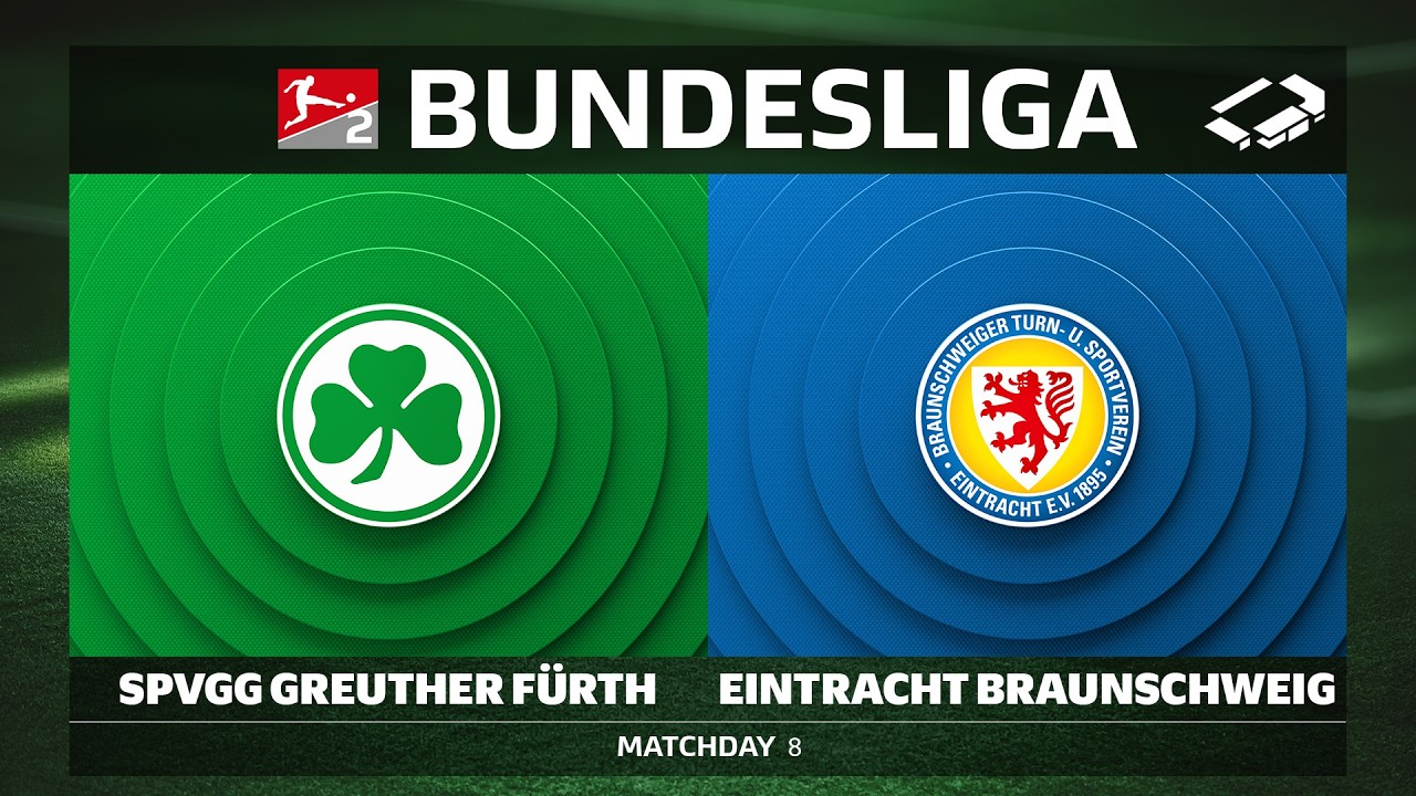 SpVgg Greuther Fürth vs. Eintracht Braunschweig | Matchday 8 - Bundesliga 2 2026/27