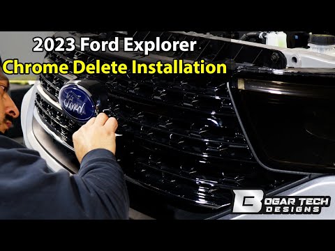 Ford Explorer 2020-2024 Chrome Delete Installation