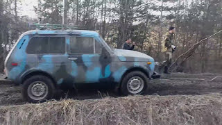Порвали крюк нива