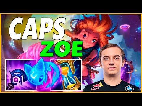 ⚡CAPS ZOE MID GAMEPLAY⚡SEASON 12 LEAGUE OF LEGENDS