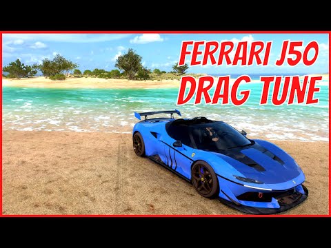 Forza Horizon 5 Ferrari J50 Drag Tune | FH5 Best Drag tune of Ferrari J50