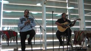 Aaron White and Anthony Wakeman at the Summer Solstice event at the Phoenix Burton Barr Library