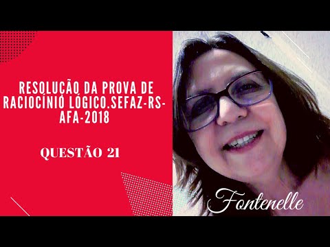 Prova SEFAZ-RS-AFA-2018- questão 21