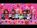 Benjamin Likes Little Anna Elsa Anna Toddlers Valentine S Day Barbie Dolls