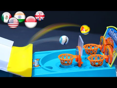 Marble race: MARBLE BASKETBALL Friendly #27 - Marble Elimination Race Mini Tournament