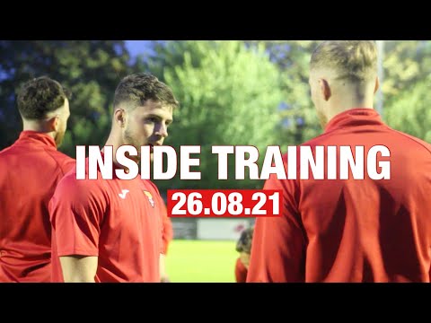 INSIDE TRAINING : Seasiders train ahead of game against Canvey Island F.C